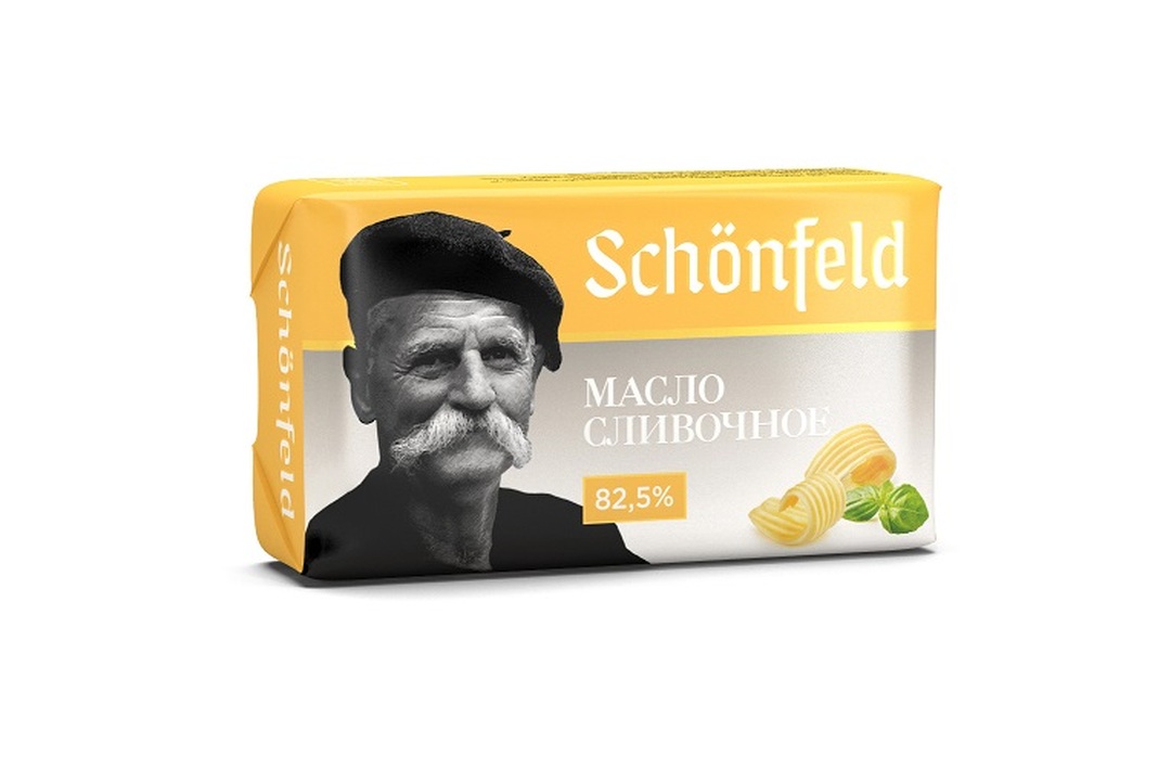 

Масло сливочное Schonfeld 82.5% 180 г