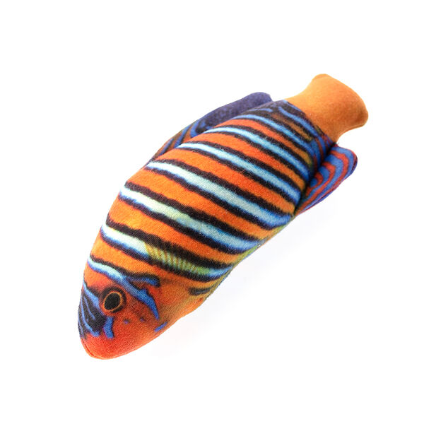 Игрушка для кошек Королевская рыба-ангел с валерианой и кошачьей мятой 16,5 см