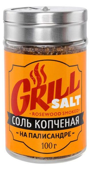 

Соль Grill пищевая морская садочная копченая 100 г