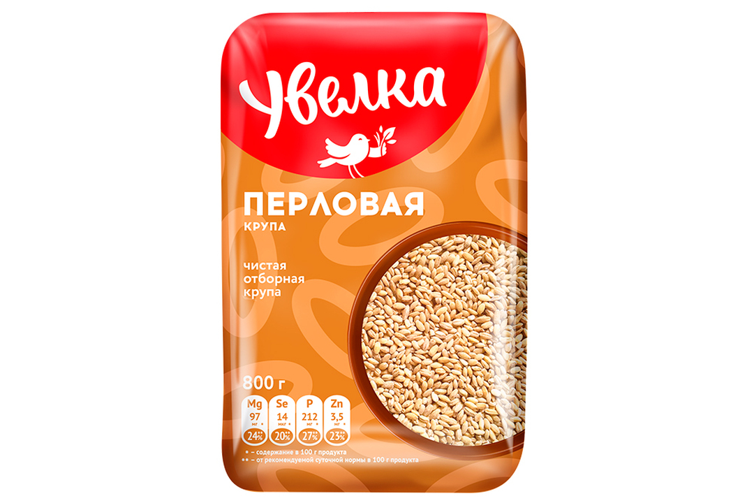 

Крупа Увелка перловая 800 г