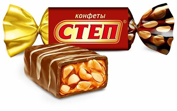 Конфеты Славянка Золотой Степ глазированные, вес