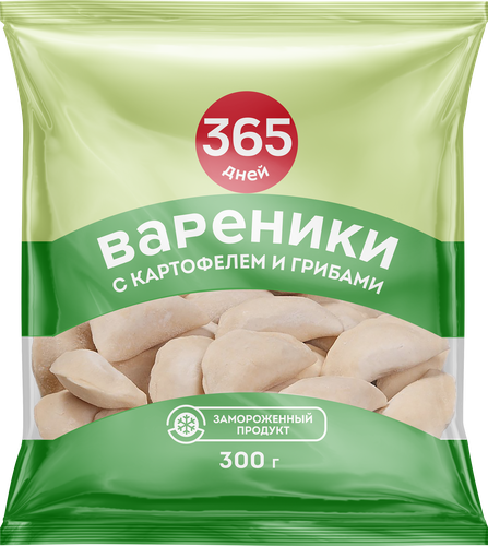 

Вареники 365 дней с картофелем и грибами 300 г