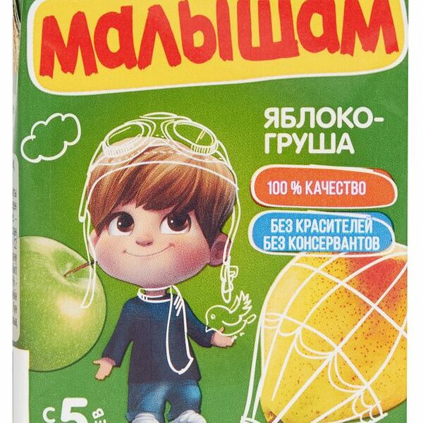 Нектар Малышам Яблоко-груша с 5 месяцев