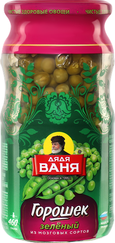 Горошек Дядя Ваня зеленый 460 г