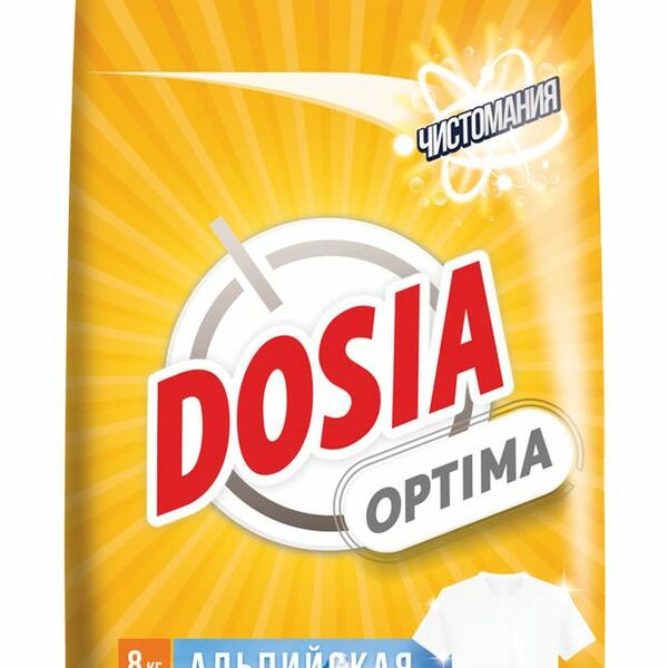 Стиральный порошок Dosia Optima Альпийская свежесть 8кг