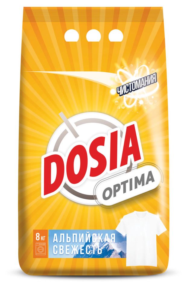 

Стиральный порошок Dosia Optima Альпийская свежесть 8000 г