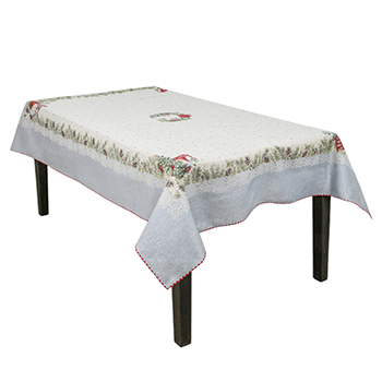 

Скатерть гобеленовая «Элфи Гриджио» серебристая, Vingi Ricami, 140*180 см, 1 шт., Италия