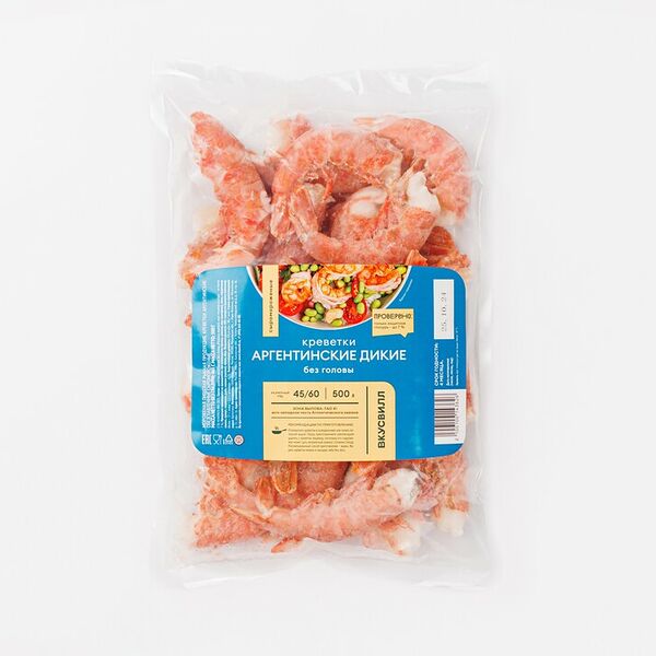 Креветки аргентинские без головы