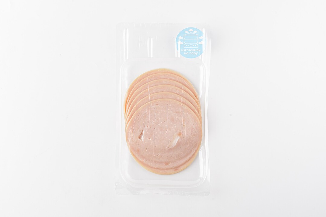 

Ветчина ВкусВилл из индейки на пару Легкая 150 г