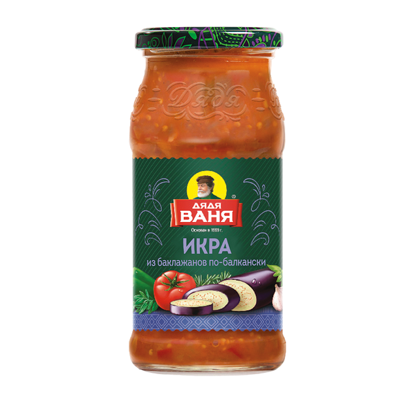 Икра из баклажанов Дядя Ваня по-балкански 460 г