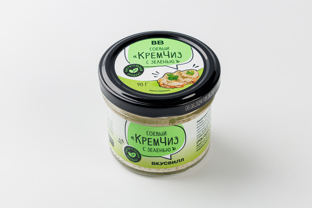 

Соевый крем-чиз с зеленью