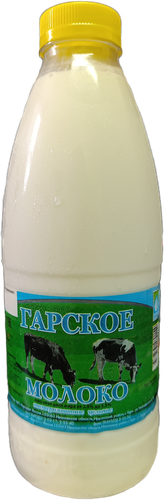 

Молоко пастеризованное Гарское цельное 2.5–5.5% 930 мл