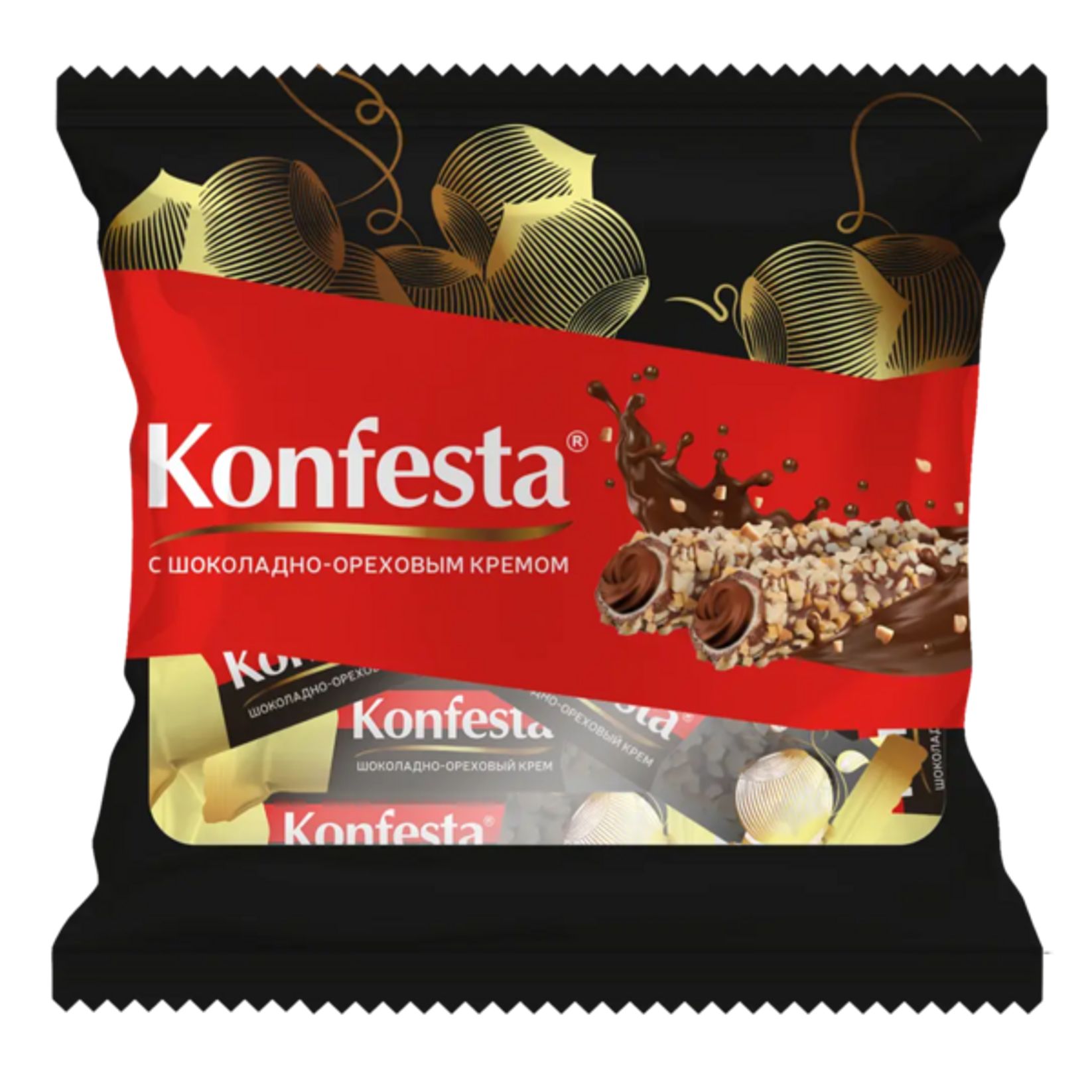 

Конфеты Konfesta с шоколадно-ореховым кремом 180 г