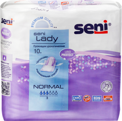 

Прокладки Seni Lady Normal урологические 10 шт.