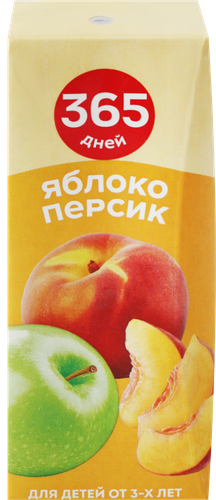

Нектар 365 дней Яблочно-персиковый, 0.2 л