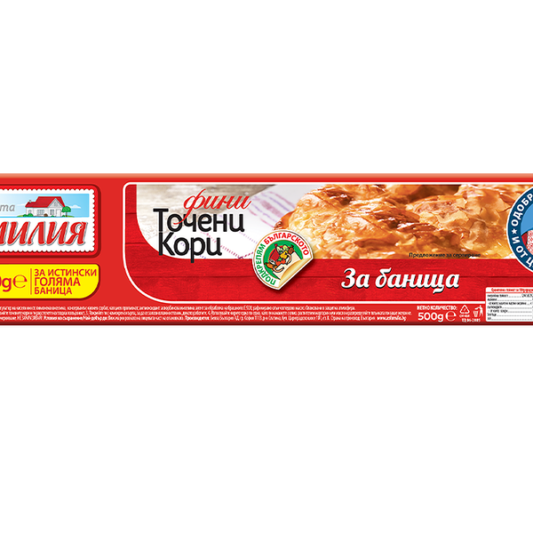 Тесто Фило охлажденное BulgarFood Фамилия 500 г