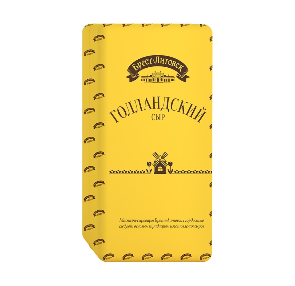 

Сыр полутвердый Брест-Литовск Голландский 45% БЗМЖ вес