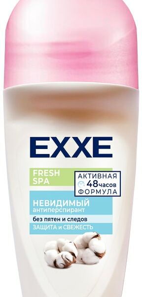 Дезодорант антиперспирант женский EXXE Fresh SPA невидимый роликовый 50мл