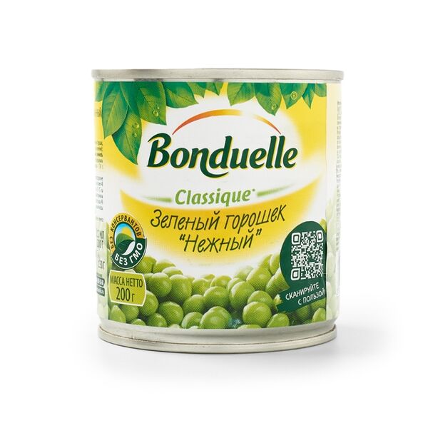 Горошек консервированный Bonduelle, нежный