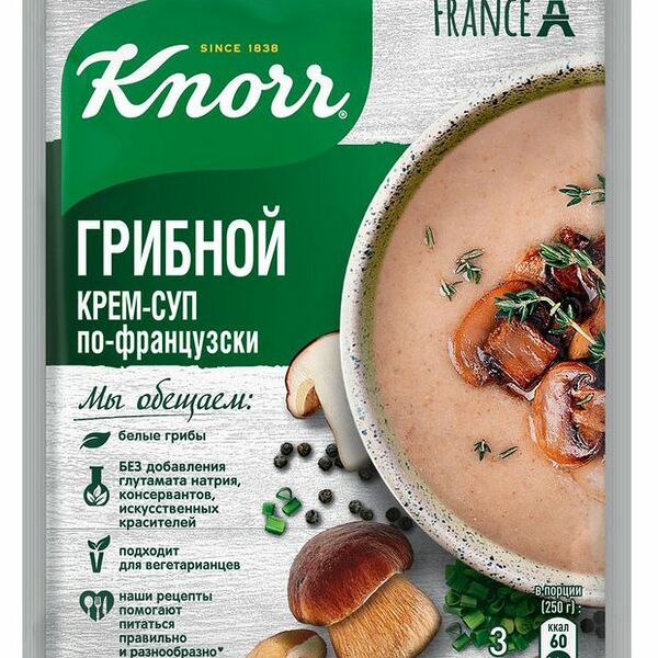 Крем-суп грибной по-французски Knorr 49 г