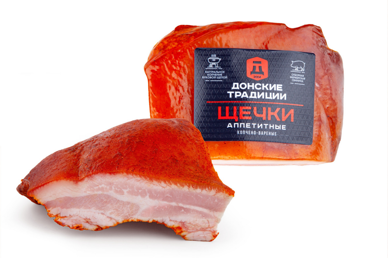 

Щечки Донские Традиции Аппетитные копчено-вареные вес