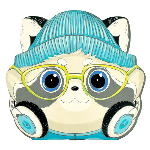 Блокнот Модный енот 30 л