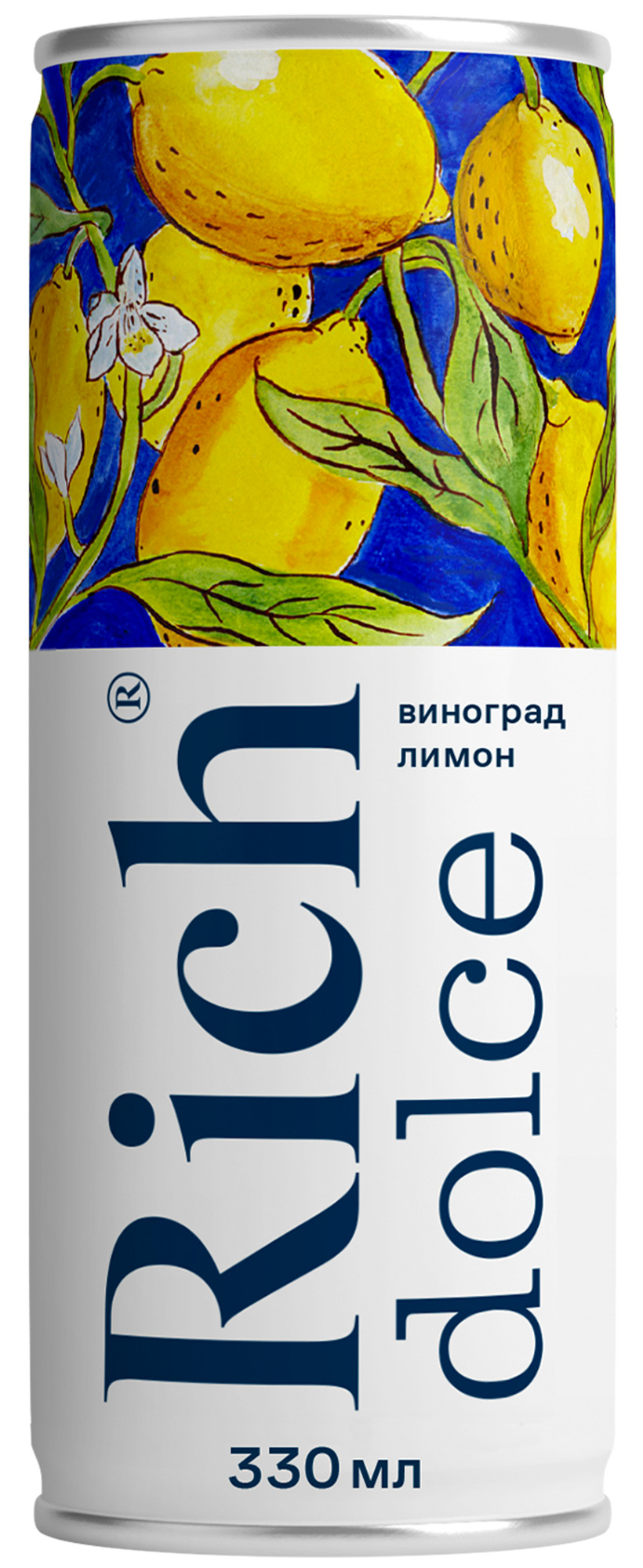 

Напиток сокосодержащий Rich Dolce Лимон-Виноград 330 мл