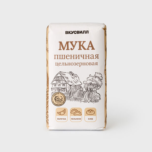 Мука пшеничная цельнозерновая