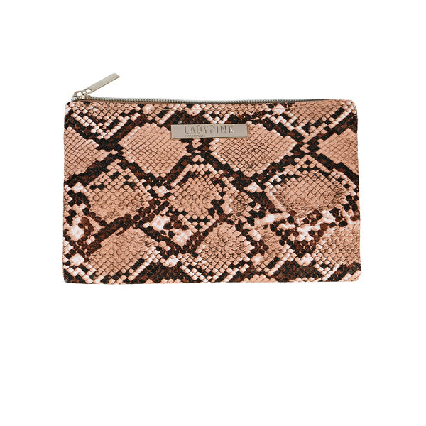 Косметичка мини must have `LADY PINK` LIMITED COLOR цвет змеи