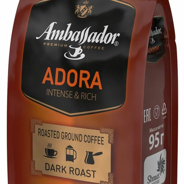 Кофе молотый Ambassador Adora 95 г