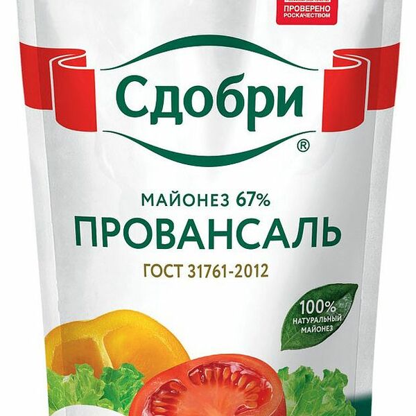 Майонез Сдобри Провансаль 67% 350 г
