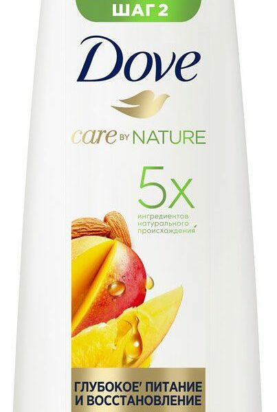 Бальзам-ополаскиватель Dove Глубокое питание и восстановление манго для сухих волос, 350 мл