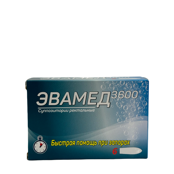 Evamed 3600 свеча для прямой кишки N6