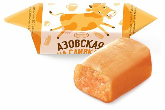 Конфеты Азовская КФ Азовская на сливках