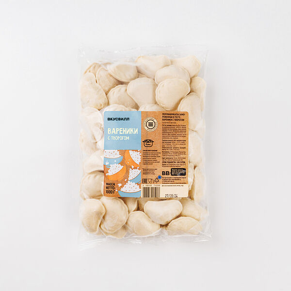 Вареники с творогом 1 кг