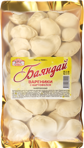 

Вареники Баяндай с картошкой 1 кг