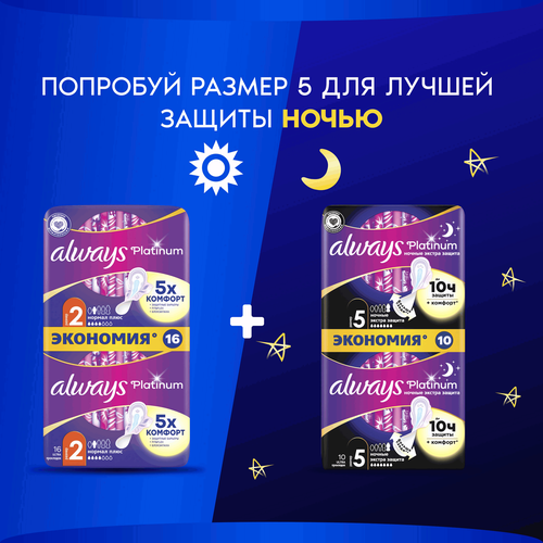 

Прокладки Always Platinum Ultra Normal Plus 16 шт.