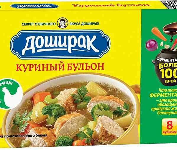 Бульон Доширак Куриный кубики 80 г