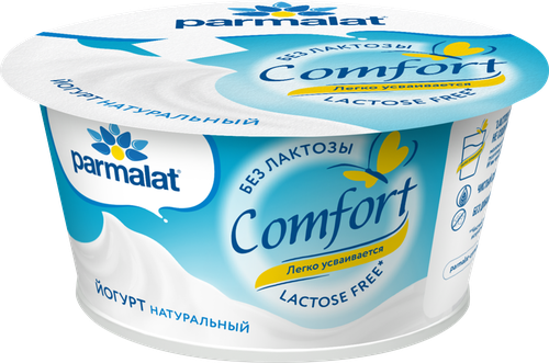 

Йогурт Parmalat Comfort Натуральный безлактозный 3.5% 130 г