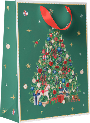 

Пакет подарочный City home Trade New Years Joy 22.7x18x10 см 1 шт дизайн в ассортименте