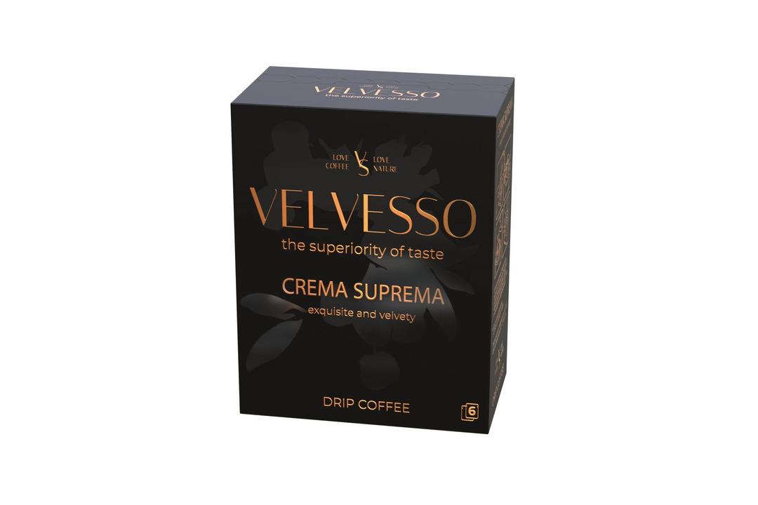 

Кофе молотый Velvesso Crema Suprema в дрип-пакетах 72 г