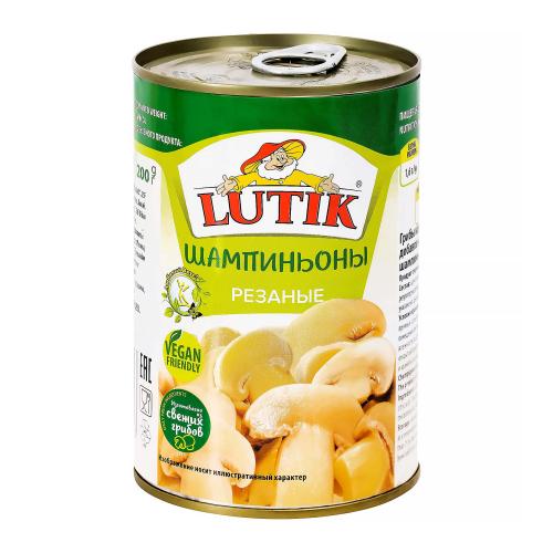 

Шампиньоны Lutik резаные 400 г