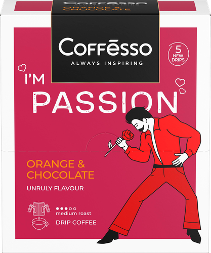 

Кофе в дрип-пакетах Coffesso Passion Апельсин-шоколад 5 шт. х 10 г