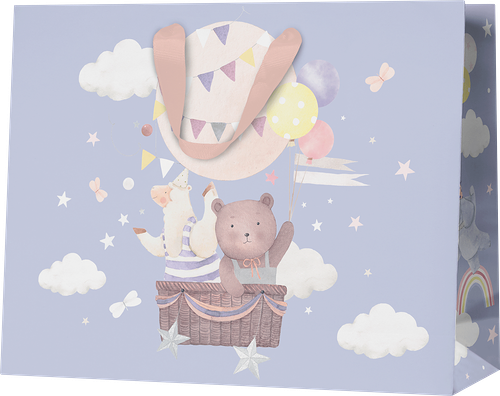 Пакет подарочный Kids 40.5х30.5х15.5 см в ассортименте 1 шт.