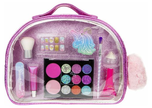 

Косметика детская Lukky в косметичке-чемоданчике с плюшевым брелоком