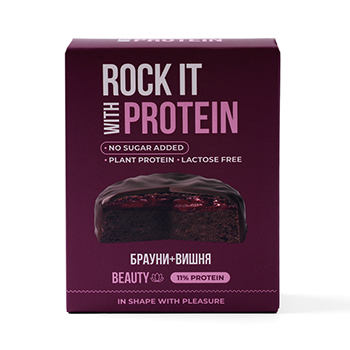 

Бисквит протеиновый Rock it with Шоколадный брауни вишневый 50 г