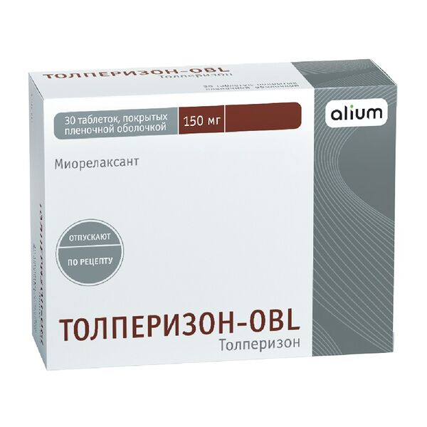Толперизон-OBL таблетки 150 мг 30 шт