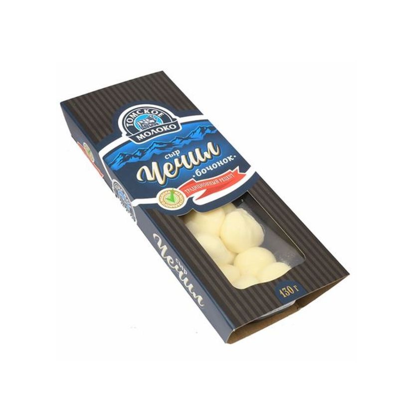 

Сыр Томское молоко Чечил бочонок 45% 130 г