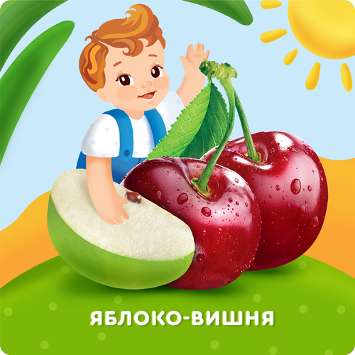 

Напиток Агуша Яблоко-Вишня вода с соком с 12 месяцев 0.3 л