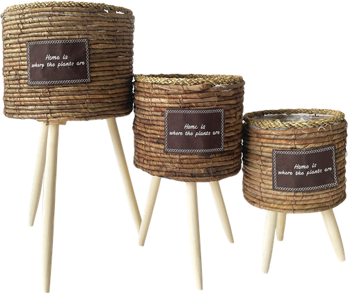 

Кашпо плетеное для цветов Giardino Club р. S d=18/21 см h=15 см арт. LEN-2412001S